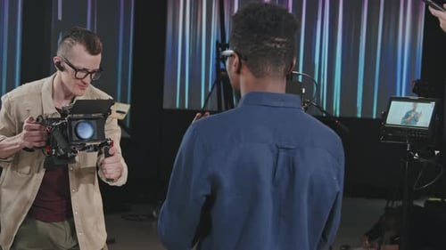 Filmmaking Process In Studio