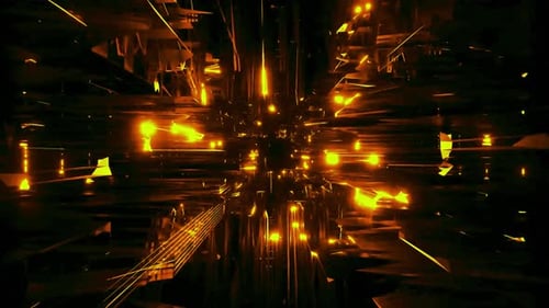 Futuristic Hypnotic Tunnel Background