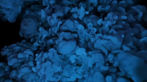 Dynamic Colorful Fluid Smoke Burst Transition