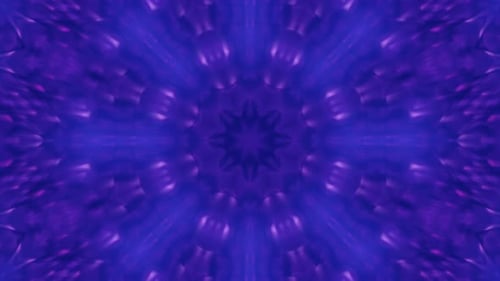 Abstract Fluid Glowing Kaleidoscope Background Loop