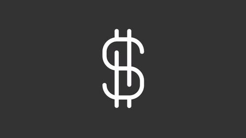 Animated Currency White Line Ui Icon
