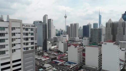 Kuala lumpur skyline in Malaysia