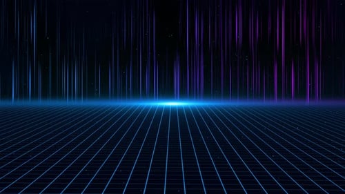 3D Digital Cyber Technology Dot Point Connect Line Wave Line Design Background Tech Innovation