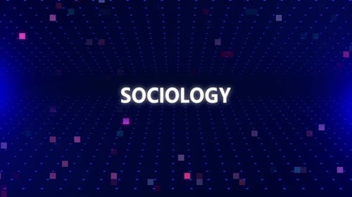 Abstract Futuristic Digital Data Grid Background Animation