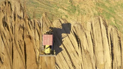 Heavy machinery at work