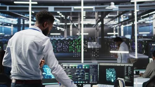 Server Hub Programmer Using AI Machine Learning Node Tree Software