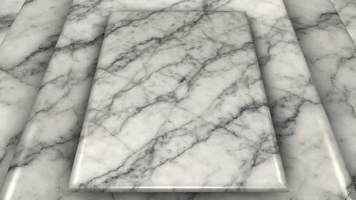 Elegant Carrara Marble Tiles Rotation Looped Background Luxury White Stone Abstract Elite Design