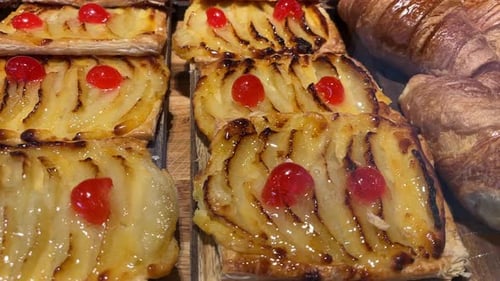 Delicious Pastries and Baked Goods Close Up