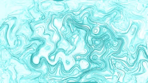 Dynamic Cyan Abstract Fluid Lines Motion Background