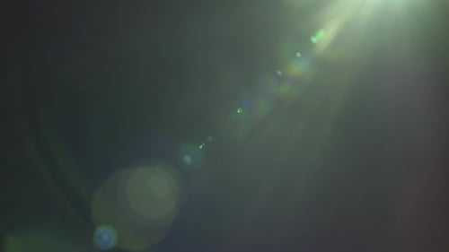 Cinematic Lens Flare Light Leak Overlay