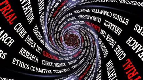 Clinical Trial Keywords on the Tunnel Walls, Loop