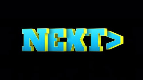 Geometric 3D Text Reveal with Light Streak