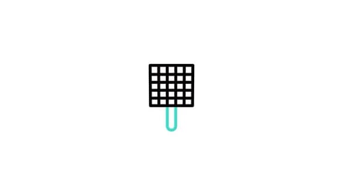 Animiertes Fly Swatter-Symbol