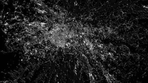 Dynamic Water Splash Fluid Reveal Transition