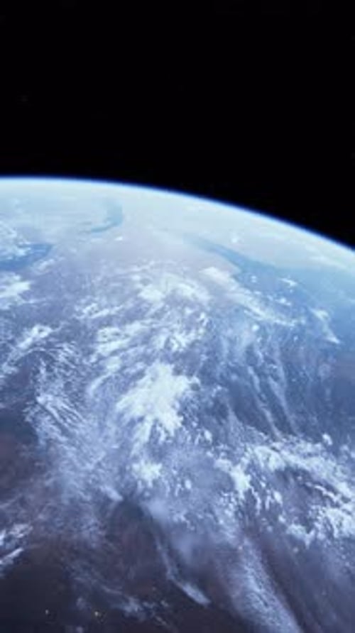 Earth Viewed From Space Shuttle