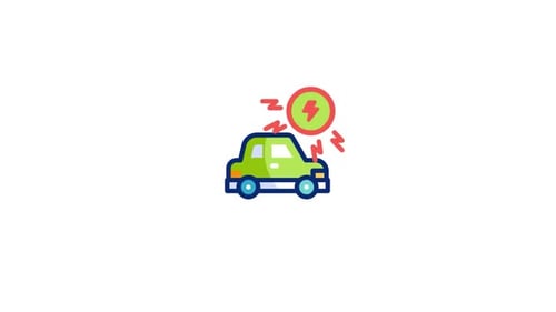 Electriccar Animated Icon