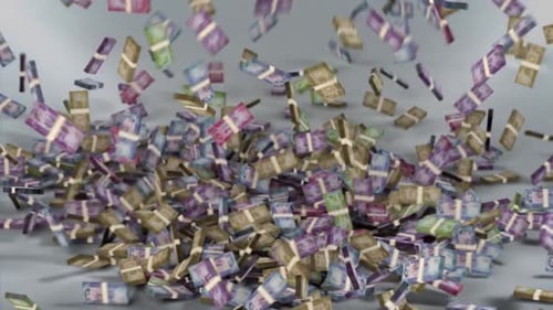 Argent pakistanais - Roupie : l'argent empilé baisse - Monnaie pakistanaise