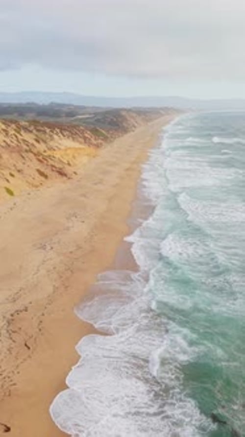 Looking Straight Down at Fort Ord’s Sandy Shore.