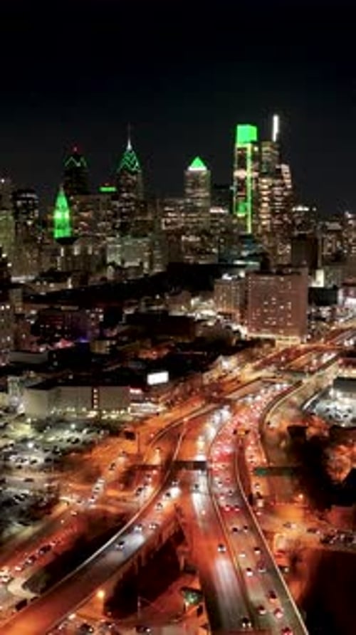 Downtown Philadelphia At Philadelphia In Pennsylvania United States.