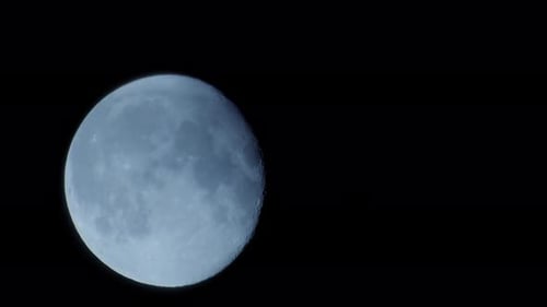 Full Moon Shining Brightly in the Calm Night Sky a Celestial Wonder of Our Universe