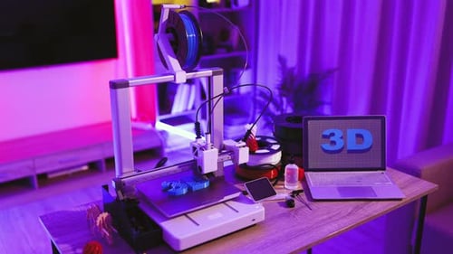 3D-Drucker in Aktion