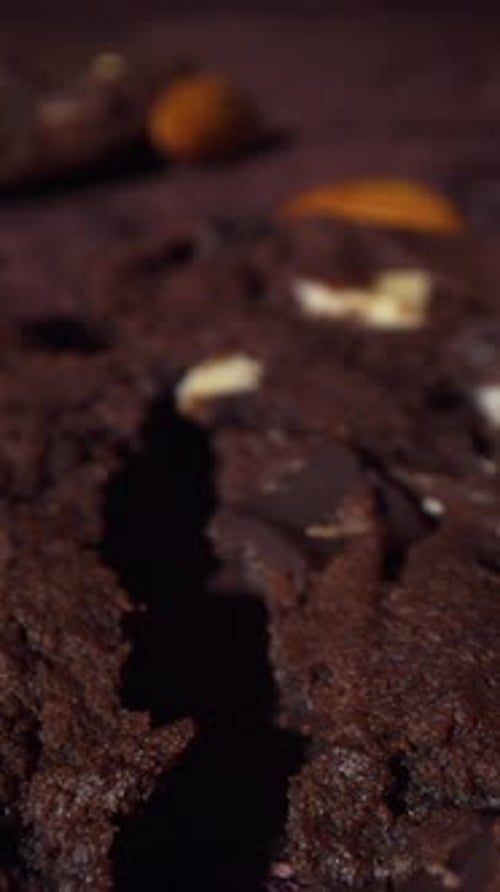 Delicious Dark Chocolate Brownies Freshly Baked for Dessert