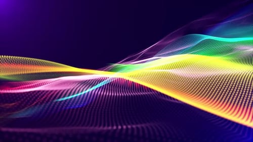 Particles Wave Background Loop V2