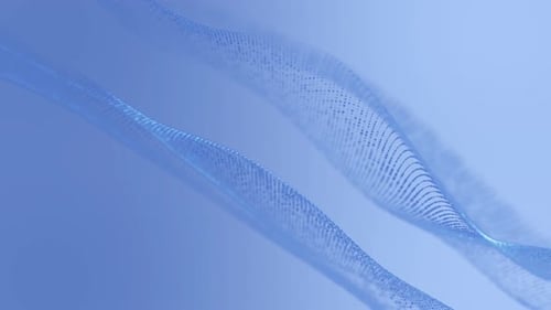 Blue Particles Background