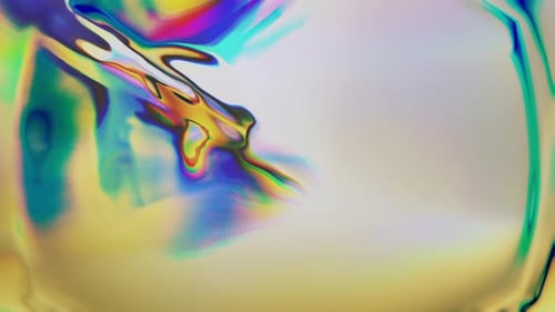 Colorful Abstract Animation Exploring Fluid Shapes and Patterns in Motion