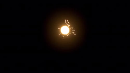 Loop-Video mit Bomb Blast Fireworks-Effekt und Alphakanal