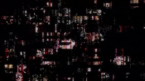 Dynamic Glitch Pixel Noise Digital Distortion Background