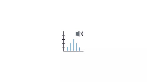 Sound Waves Audio Equalizer Icon Animation