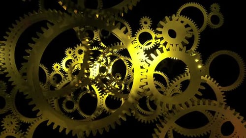 Golden Gear Tunnel 02 Hd