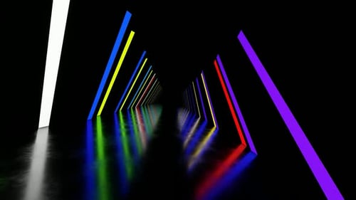 Colorful Tunnel Background