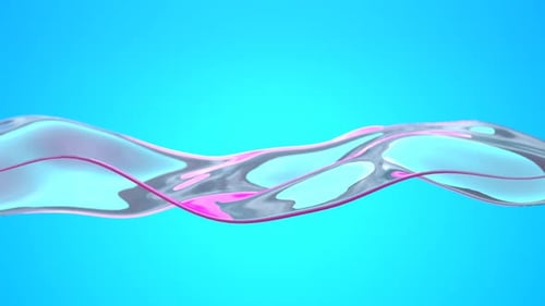 Abstract Fluid Wave Seamless Loop Background