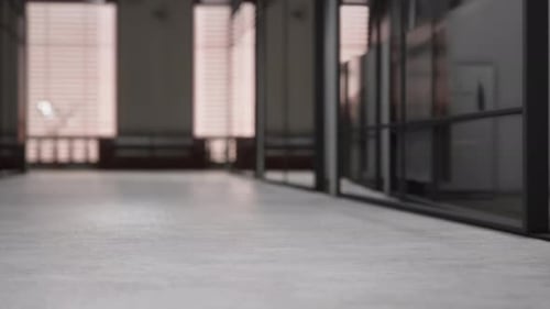 Interior of Modern Empty Office Building