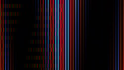 Red And Blue Descending Endless Neon Lines Background Vj Loop In 4K
