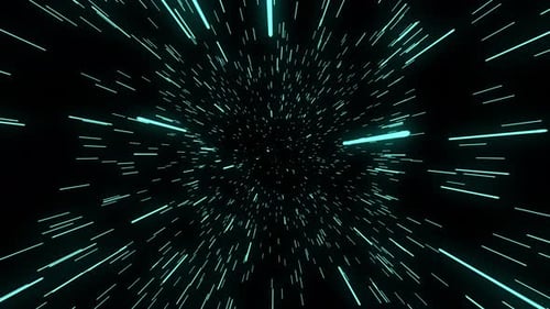 Seamless Loop Wormhole Straight Through Time and Space Warp Straight Ahead Through This Science