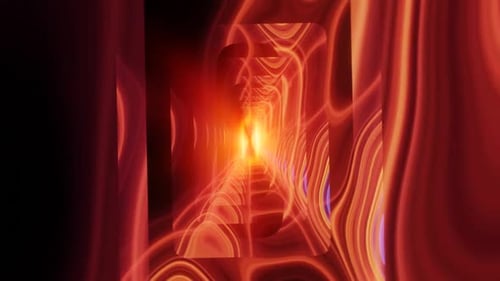 Vj 3d render cinematic background, futuristic enless loop