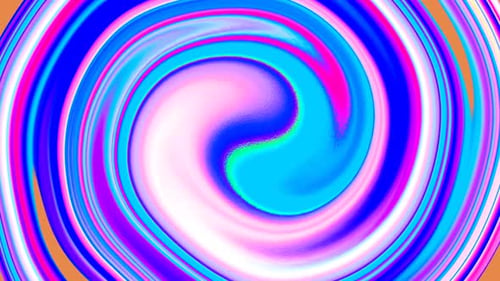 Colorful Liquid Psychedelic Swirl Abstract Background Loop