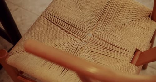 Modern Wooden with Fabric Furniture in Cafe