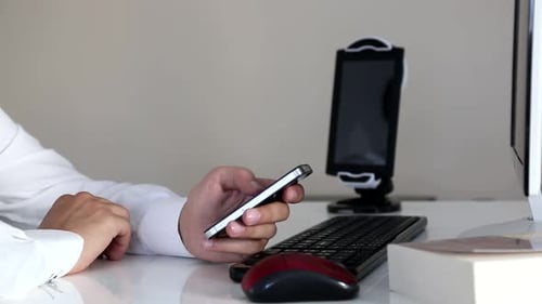 Uso de un teléfono inteligente