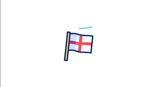 Icône animée de l'Angleterre