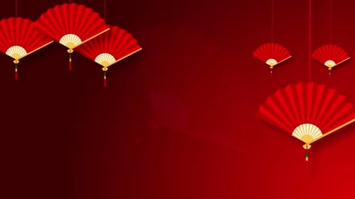 Chinesische Hintergrundschleife für das neue Jahr