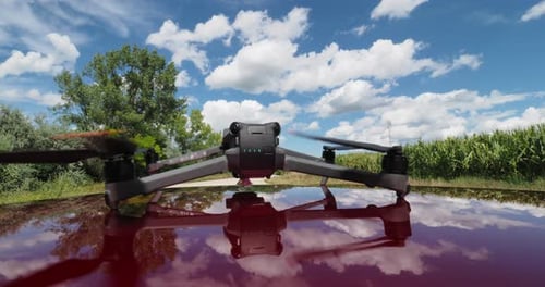 Drone Ready for Takeoff