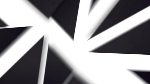 Geometric Triangle Line Reveal Animation