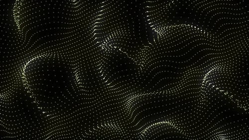 Dynamic Abstract Grid of Wavy Points Background