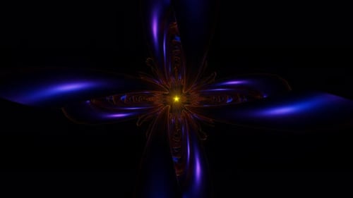 Fondo VJ vívido y alucinante con un aspecto futurista