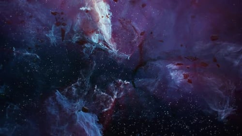 Nebula Clouds Hintergrundschleife 4K