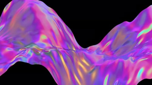 Abstract Holographic Fluid Wave Background Loop
